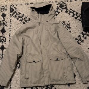 686 Men's beige snowboarding jacket